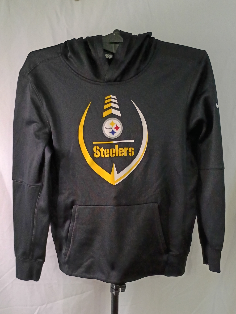 Pittsburgh Steelers Black Performance Hoodie